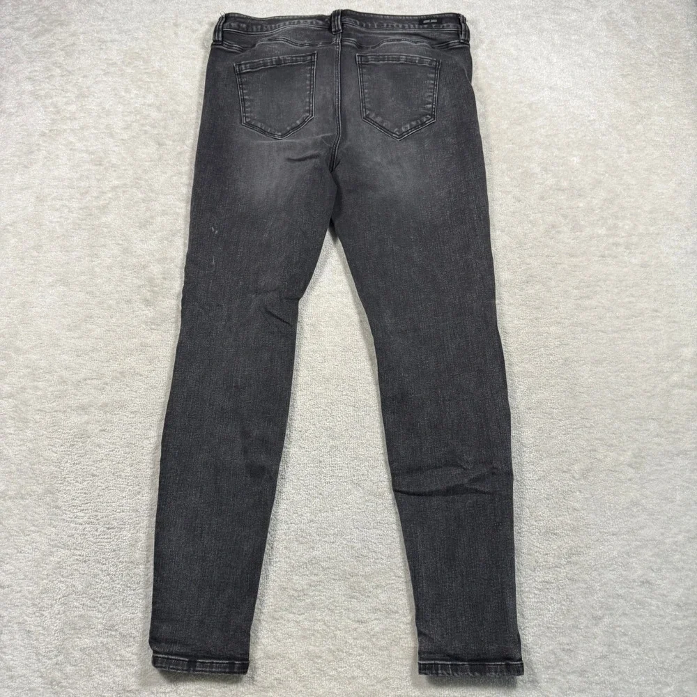 Liverpool Skinny Jeans Womens 12/31 Black The Skinny Mid Rise Stretch Denim Pant